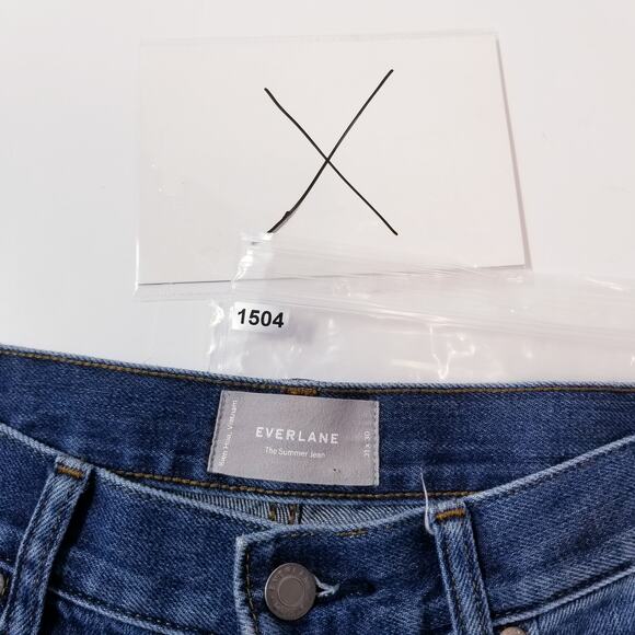 Everlane The Summer Jeans High Rise Blue Denim - Picture 12 of 12